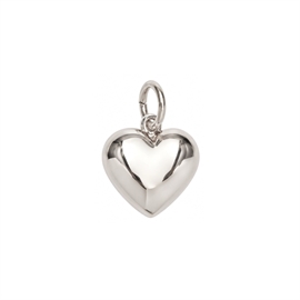 Pico Cupid Large Heart Vedhæng - Silver